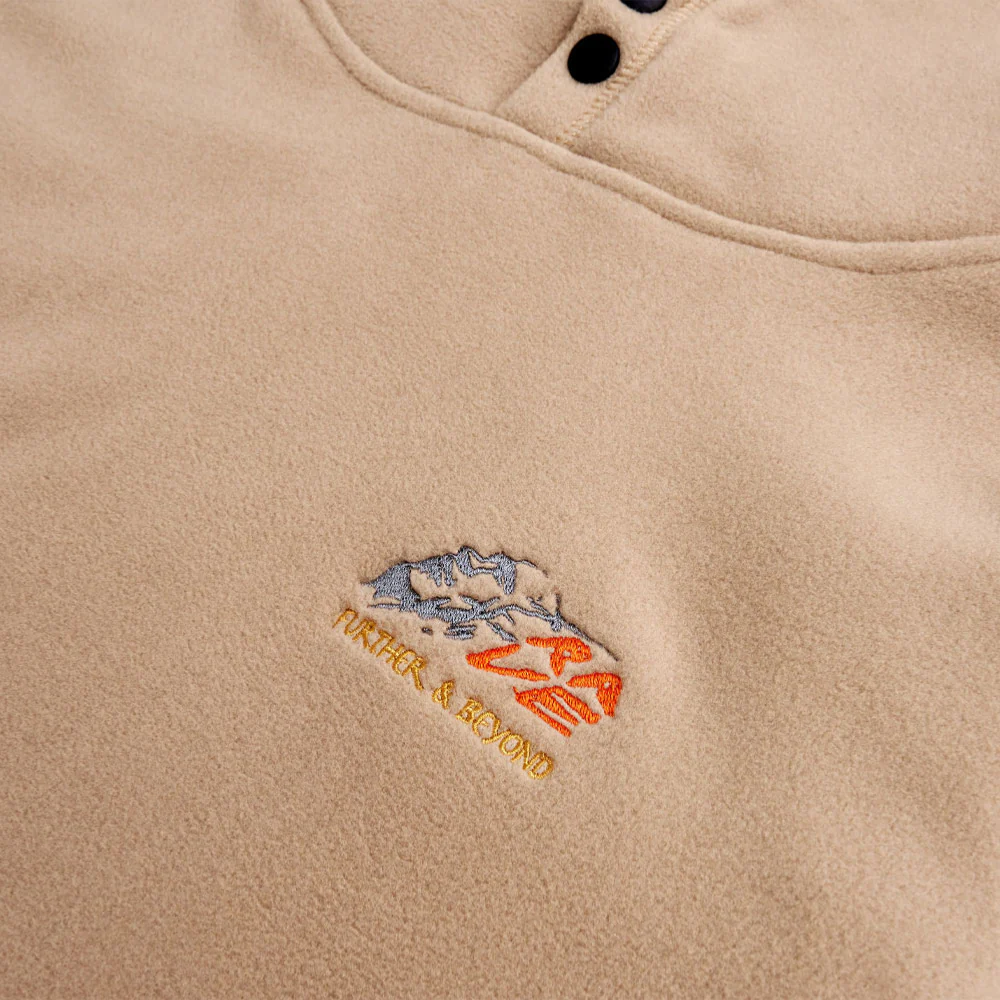 RAVE SKATEBOARDS - FB POLAR FLEECE HOODIE - Sand – Image 4