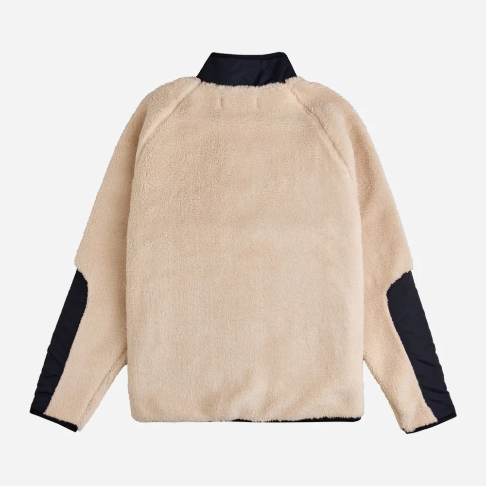 RAVE SKATEBOARDS - FB SHERPA FLEECE JACKET - Sand – Image 4