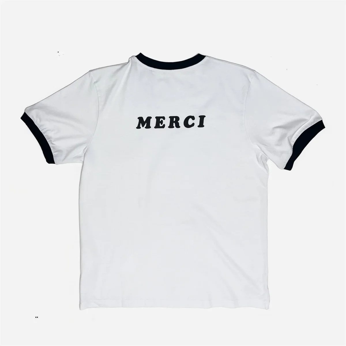Rassvet - Merci Ringer T-shirt - White – Image 3