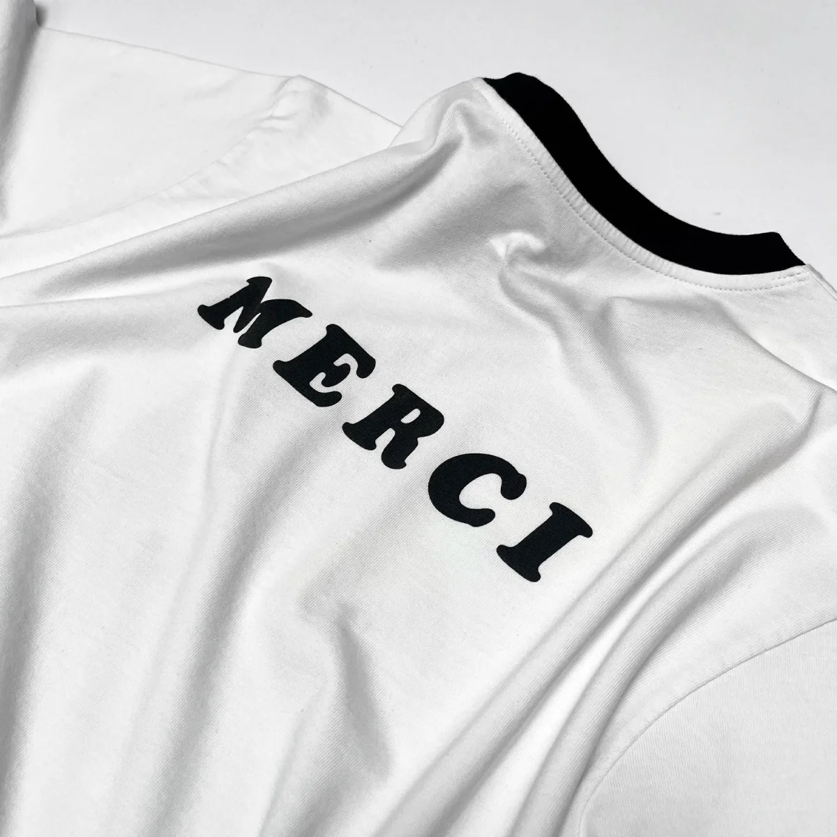 Rassvet - Merci Ringer T-shirt - White – Image 5