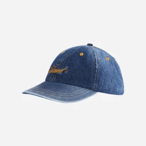 Rassvet - Script 6 Panel Strapback - Washed Denim