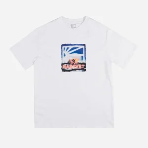 RASSVET - ON FIRE KNIT T-SHIRT - White