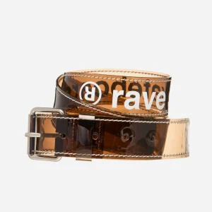 RAVE SKATEBOARDS - CORE LOGO BELT - Black Transparent