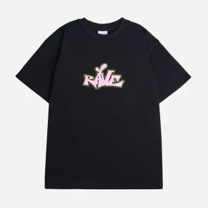 RAVE SKATEBOARDS - DEKCIW TEE - Black