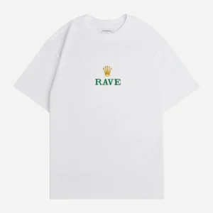 RAVE SKATEBOARDS - GMT TEE - White