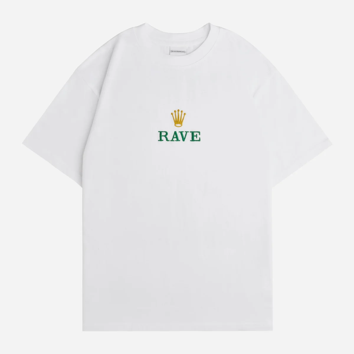 RAVE SKATEBOARDS - GMT TEE - White – Image 2