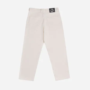 RAVE SKATEBOARDS - GROS DENIM PANT-  White