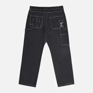 RAVE SKATEBOARDS - JOHN CARPENTER PANT-  Black Sun Washed