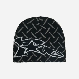 RAVE SKATEBOARDS - NEEDY BEANIE- Black / Grey