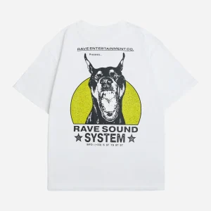 RAVE SKATEBOARDS - RSS TEE - White