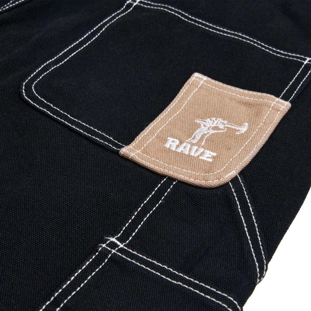 RAVE SKATEBOARDS - JOHN CARPENTER PANT- Black – Image 4