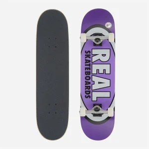 Real - Classic Oval Complete Skateboard - Purple