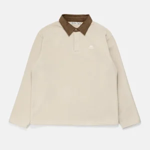 Rhythm - Awake Polar Fleece Polo - Natural