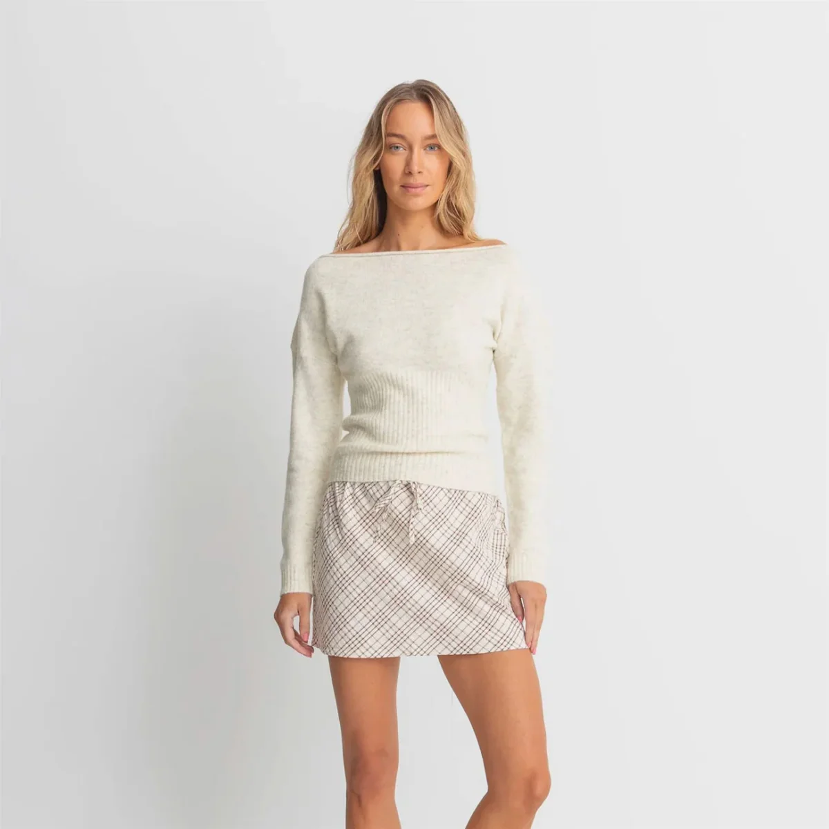 RHYTHM - CHLOE KNIT - Cream – Image 3