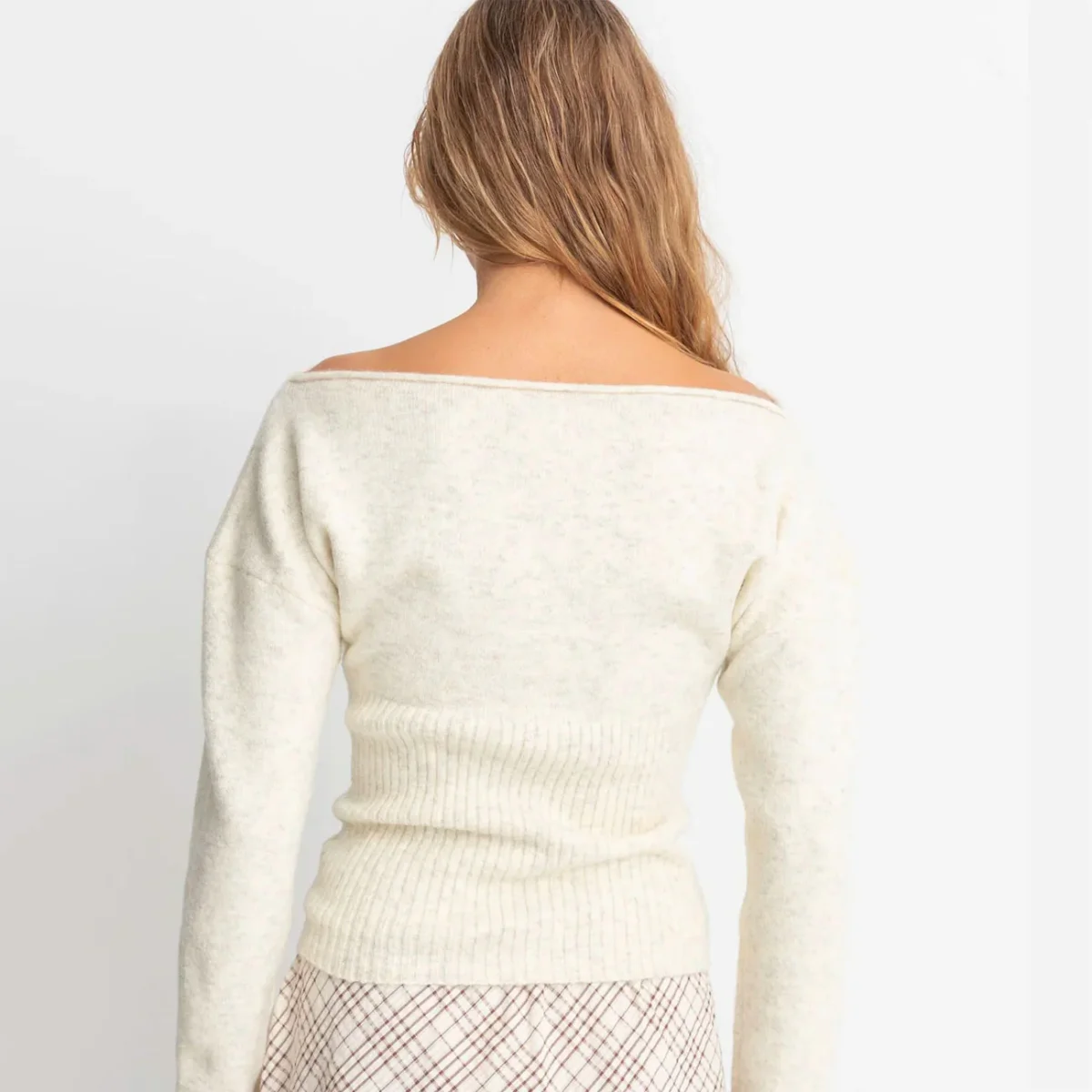 RHYTHM - CHLOE KNIT - Cream – Image 4