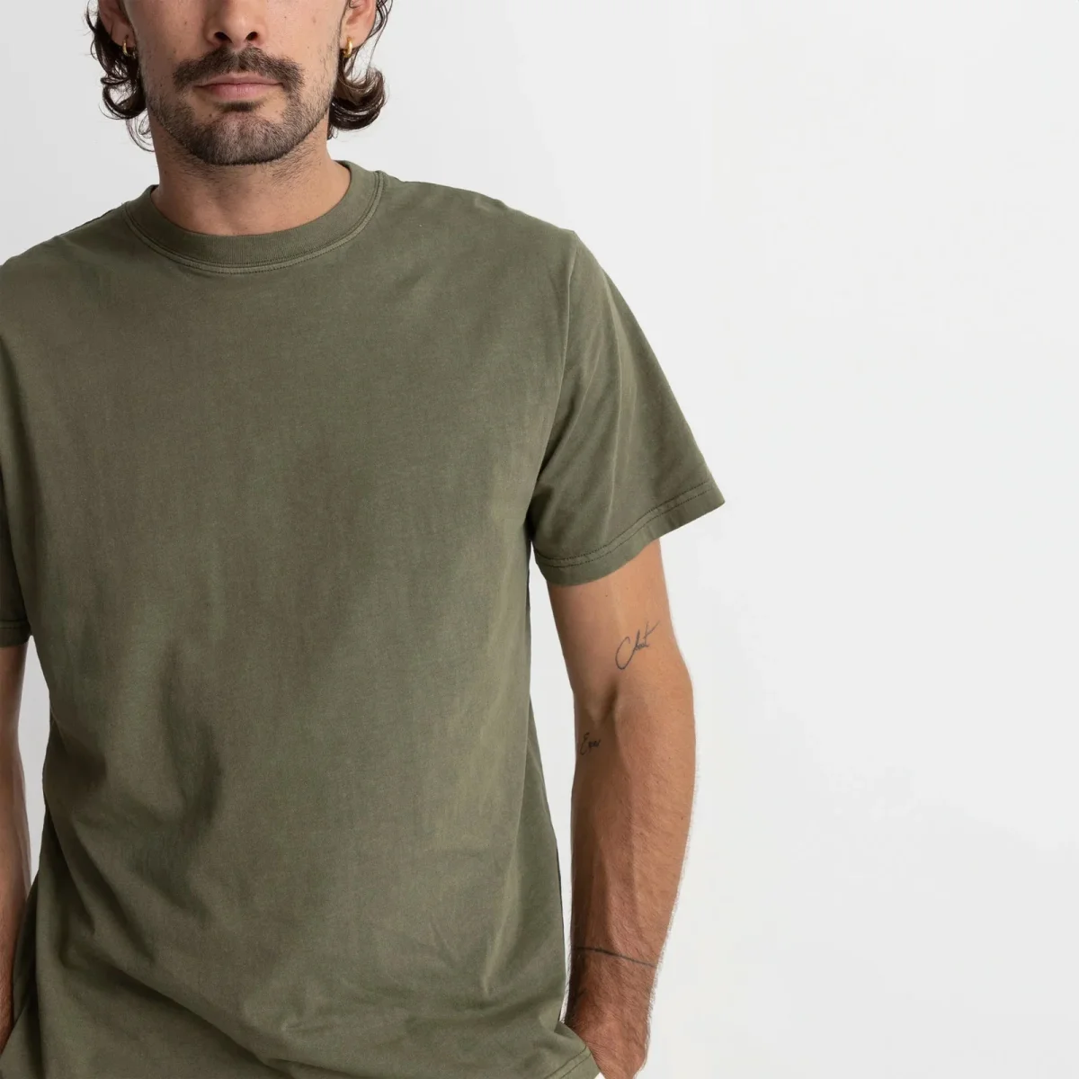 Rhythm - Classic Vintage SS T-shirt - Olive – Image 3