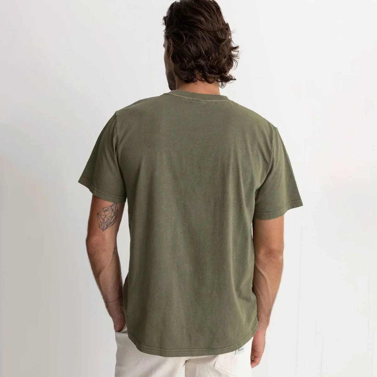 Rhythm - Classic Vintage SS T-shirt - Olive – Image 5