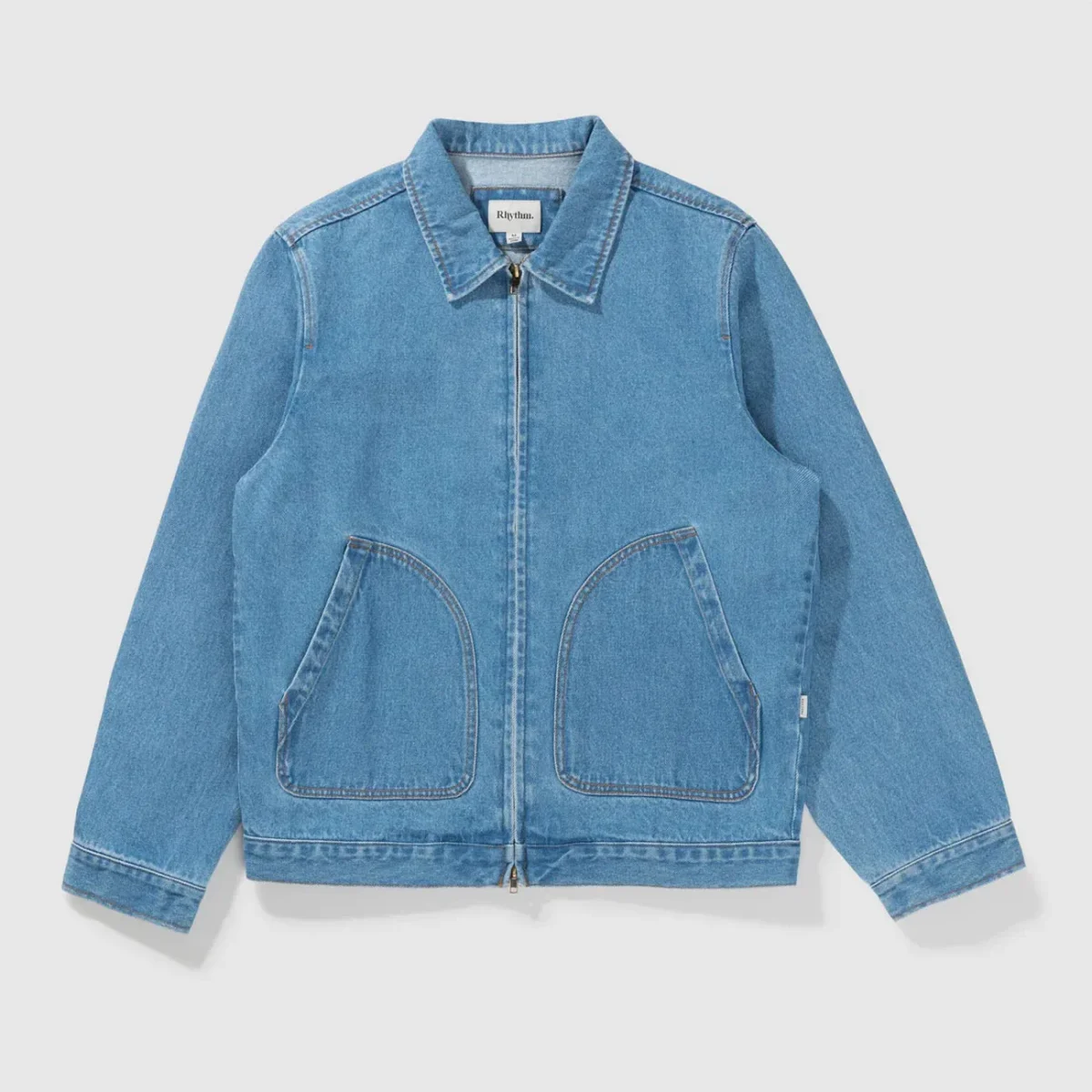 Rhythm - DENIM UTILITY JACKET - Worn Indigo – Image 2