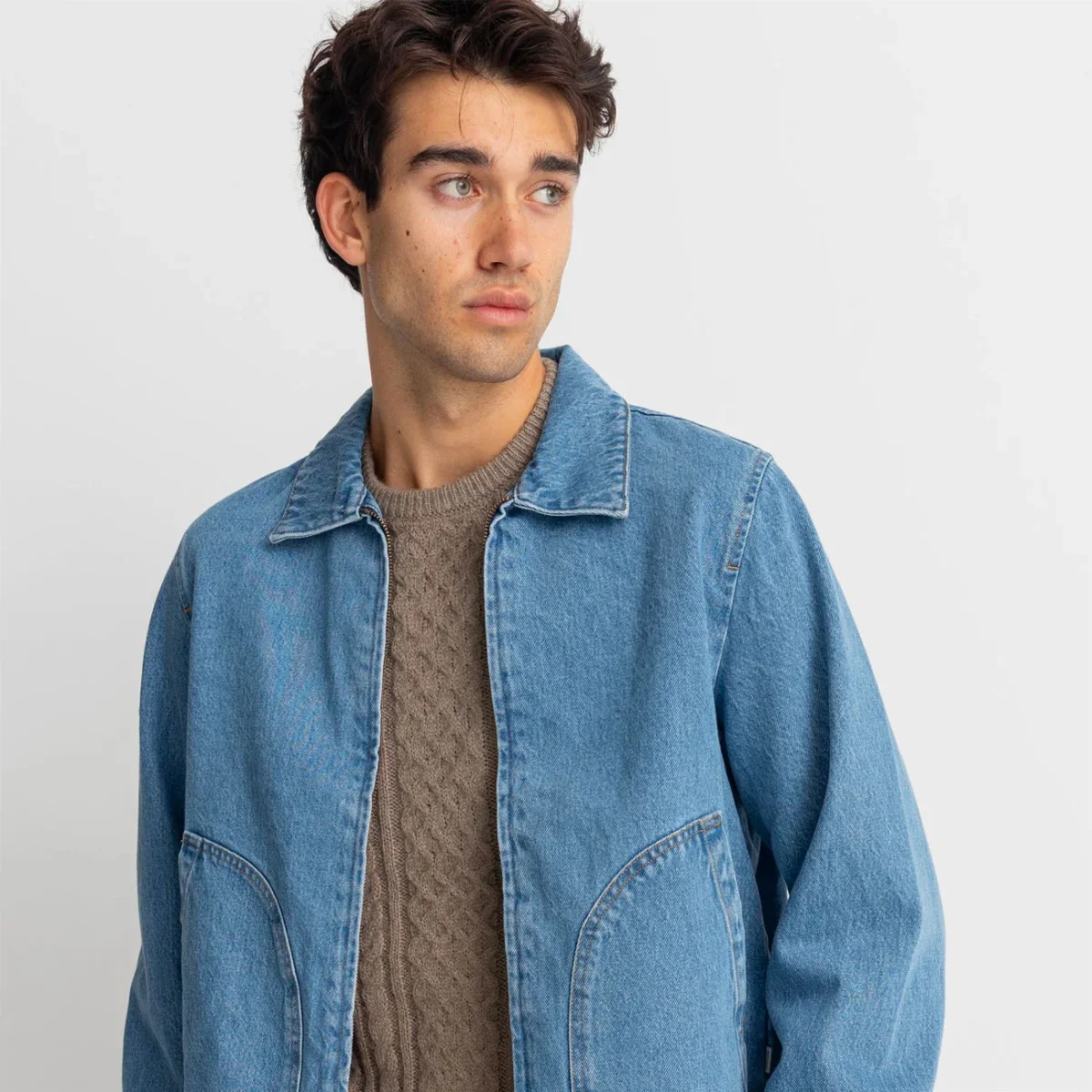 Rhythm - DENIM UTILITY JACKET - Worn Indigo – Image 4