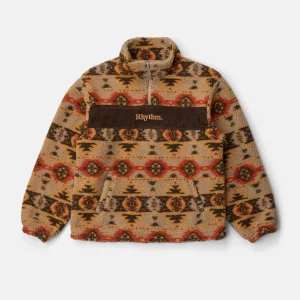 Rhythm - High Noon Quarter Zip - Tan