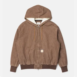 Rhythm - Insulated Denim Work Jacket - Washed Brown