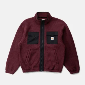 Rhythm - Sherpa Zip Thru Fleece - Oxblood