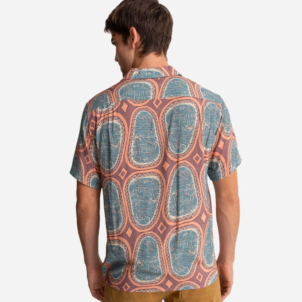 RHYTHM - VISTA SS SHIRT - Rust – Image 4