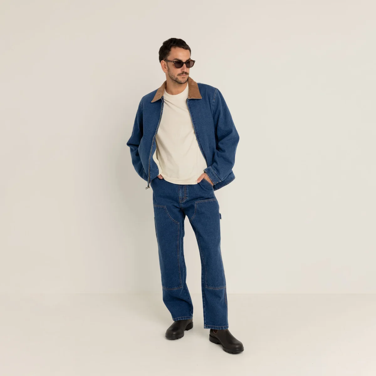 Rhythm - Washed Denim James Jacket - Blue Wash – Image 3