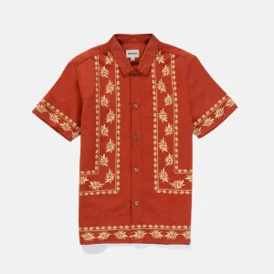 RHYTHM - SUN SS SHIRT - Rust