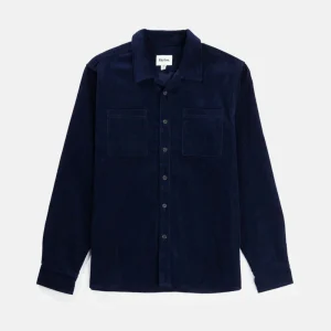 RHYTHM - CORDUROY LS SHIRT - Navy