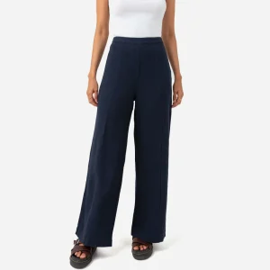 RHYTHM - WHITEHAVEN WIDE LEG PANT - Navy