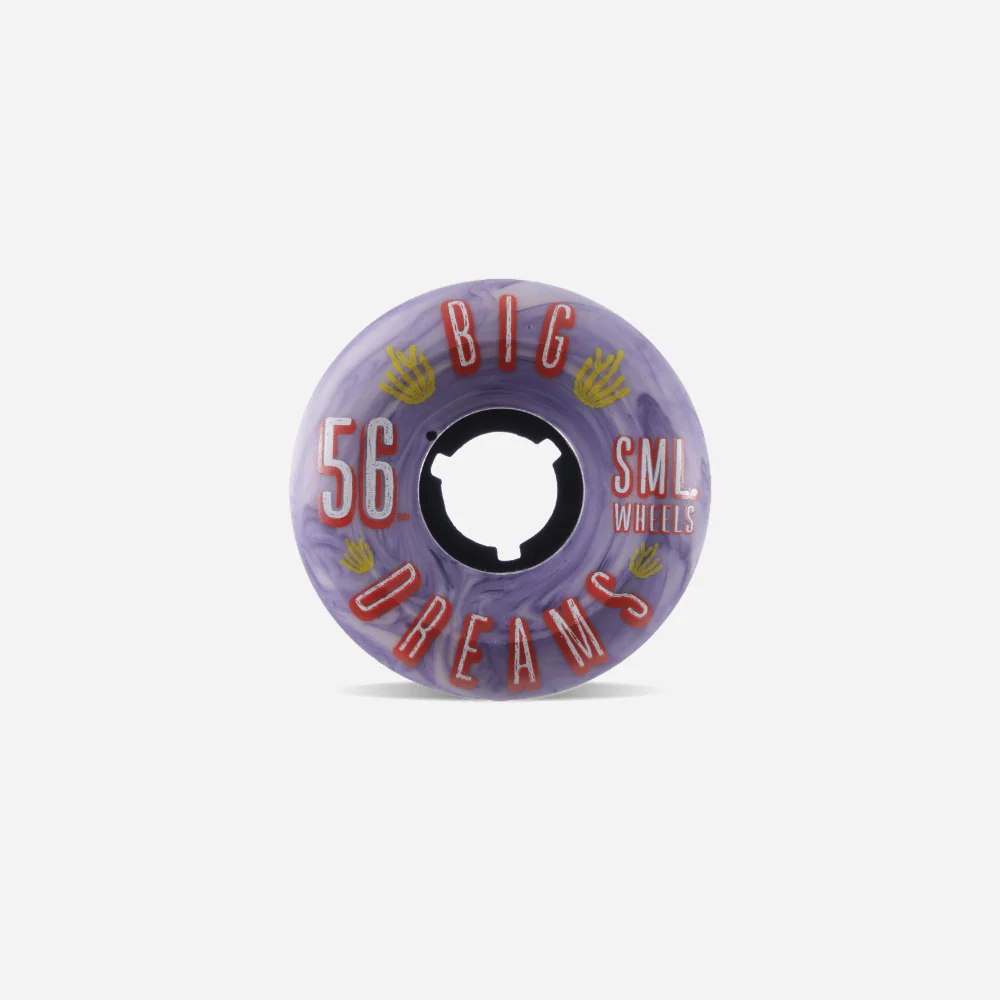SML WHEELS - SUCCULENT BIG DREAMS NAVY-WHITE SWIRL V-CUT - 92A 56MM – Image 2