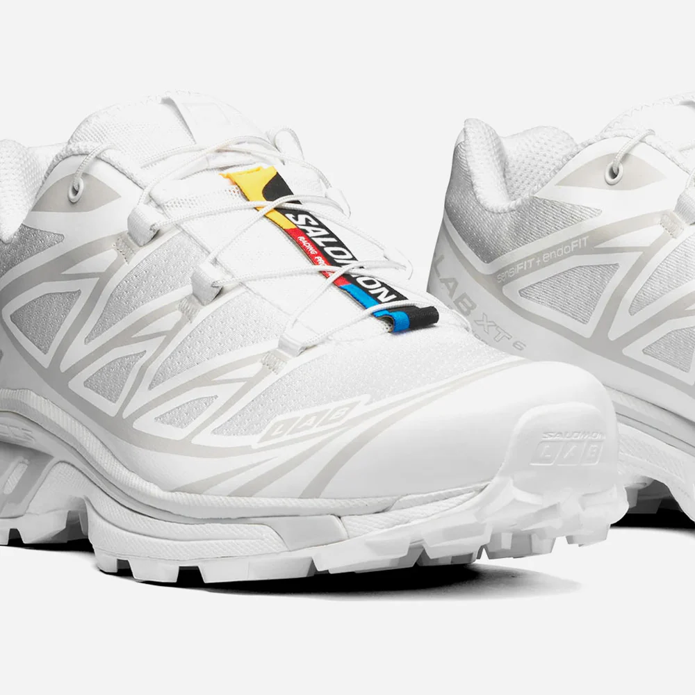 SALOMON SPORTSTYLE - XT-6 - White / White / Lunar Rock – Image 7