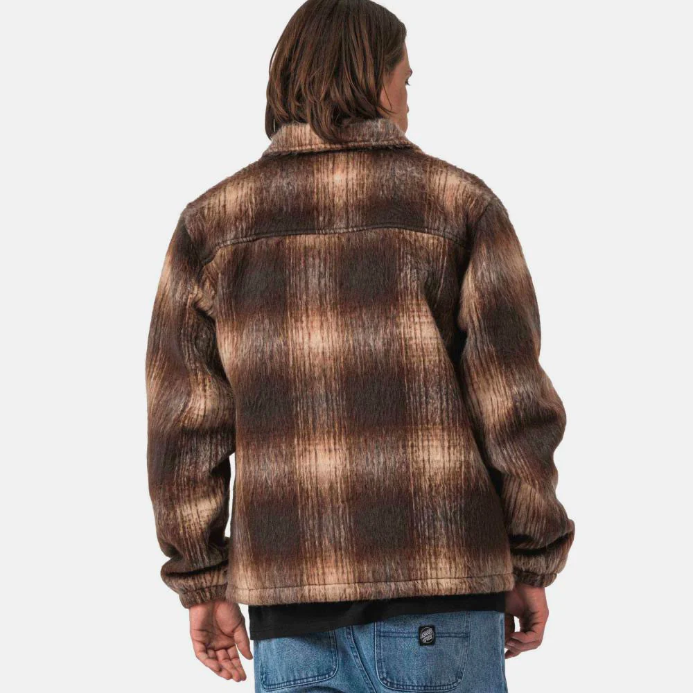 Santa Cruz Hideout Jacket - Brown Check – Image 5