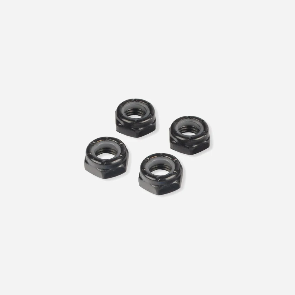 Skate Crew - Axle Nuts - Black – Image 2