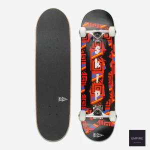 SKIP SKATEBOARDS - PATTERN COMPLETE - Red
