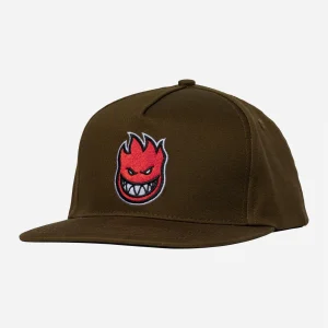 Spitfire - Bighead Fill Snapback Cap - Brown / Red