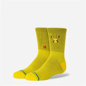 Stance x Pokemon - Pikachu Kids Crew - Yellow