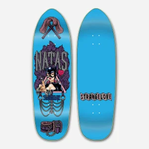 Strangelove Skateboards - Natas Kaupas Sean Cliver Deck - Blue