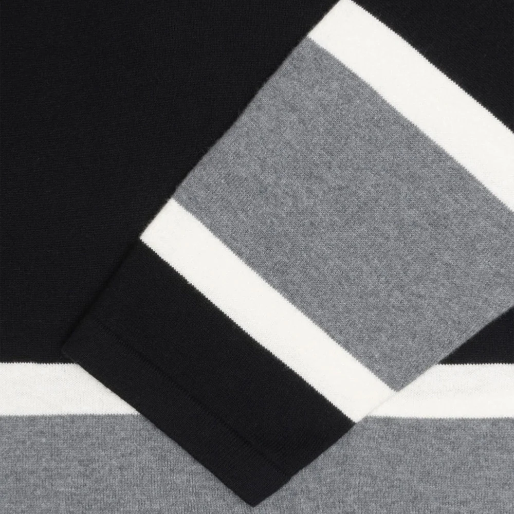 STUSSY - HOCKEY SWEATER - BLACK – Image 5