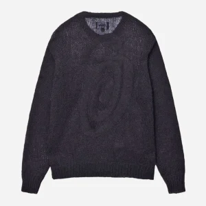 STUSSY - S LOOSE KNIT SWEATER - BLACK