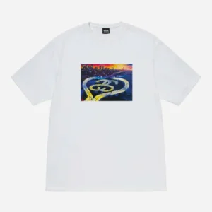 STUSSY - SS HIGHWAY TEE - WHITE