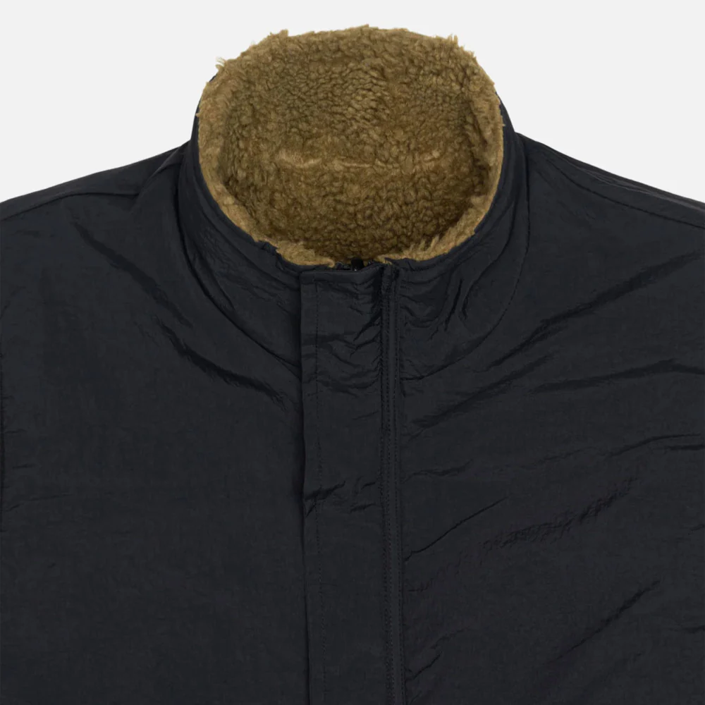 Stussy - Sherpa Reversible Vest - Olive – Image 6