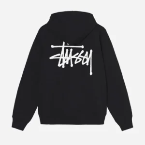 STUSSY BASIC STUSSY HOOD - Black White