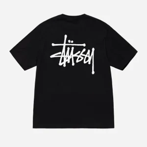 STUSSY BASIC STUSSY TEE - Black