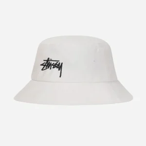 Stussy - Big Stock Bucket - White