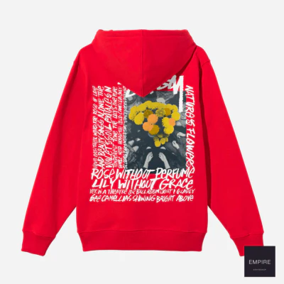 STUSSY CAMELIAS HOOD RED – Image 2