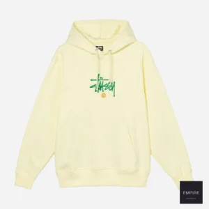STUSSY COPYRIGHT APP. HOODIE PALE YELLOW