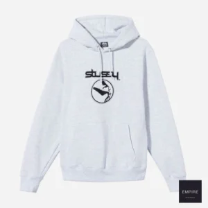 STUSSY FLIGHT APP HOODIE - Ash Heather