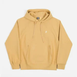 STUSSY - SWIRL EMBROIDERED HOOD - Tan
